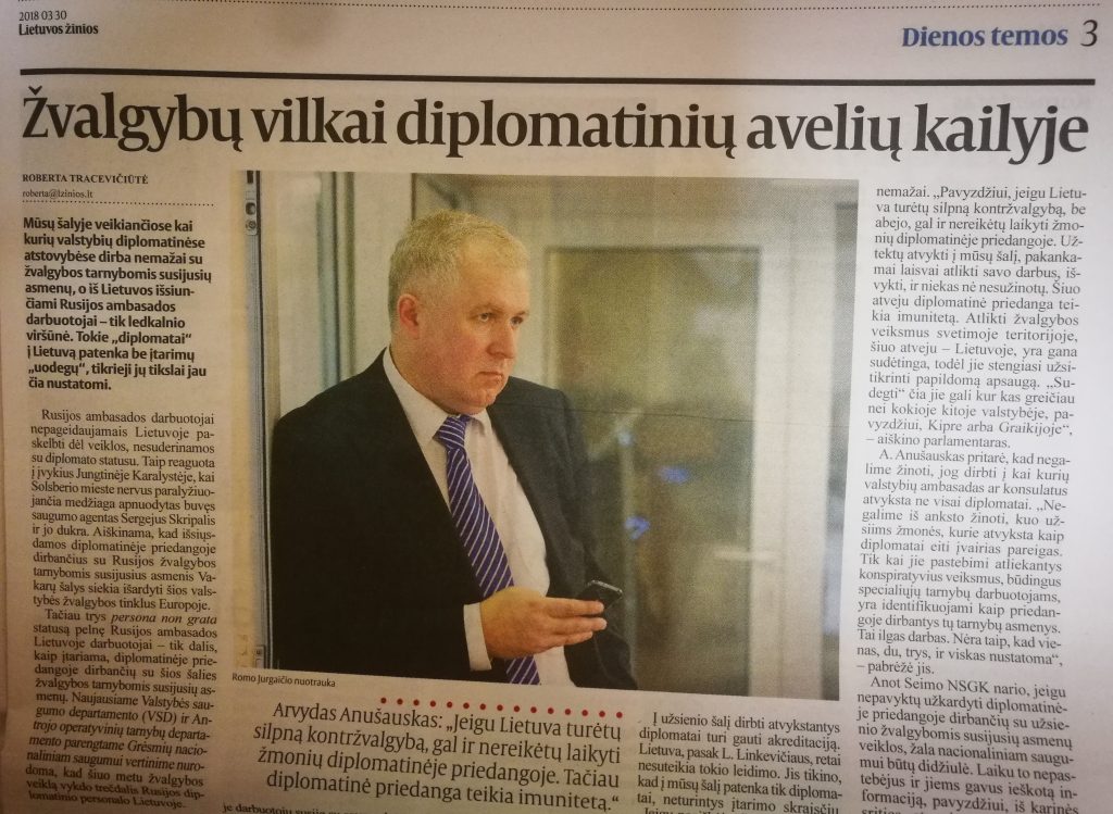 Metinio grėsmių vertinimo atgarsiai žiniasklaidoje