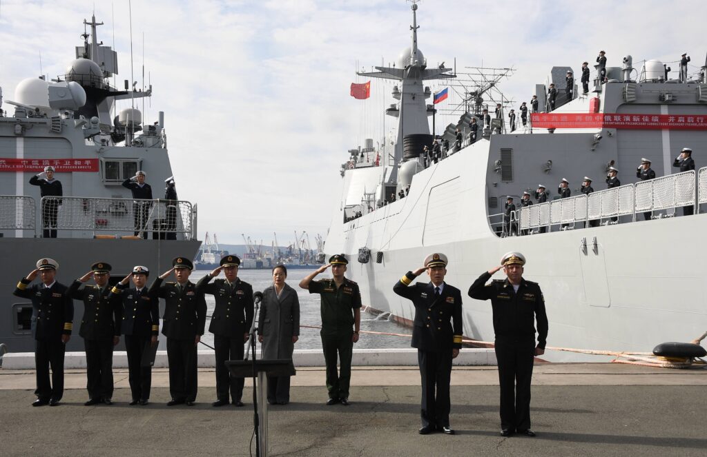 Farewell ceremony in Vladivostok for Chinese and Russian military ships leaving to participate in joint naval and air force exercises ‘Northern / Interaction-2024’ in the seas of Japan and Okhotsk.
IMAGO / SNA photo